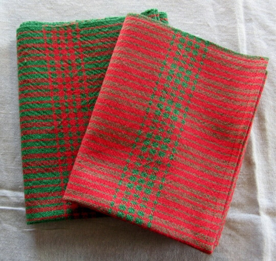 Hand Woven Kitchen Towel Etsy