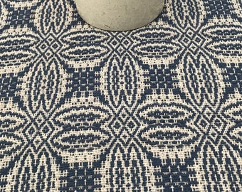 Hand Woven Overshot Table Runner