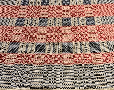 overshot rug free sample