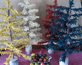 Árbol lanudo de fieltro