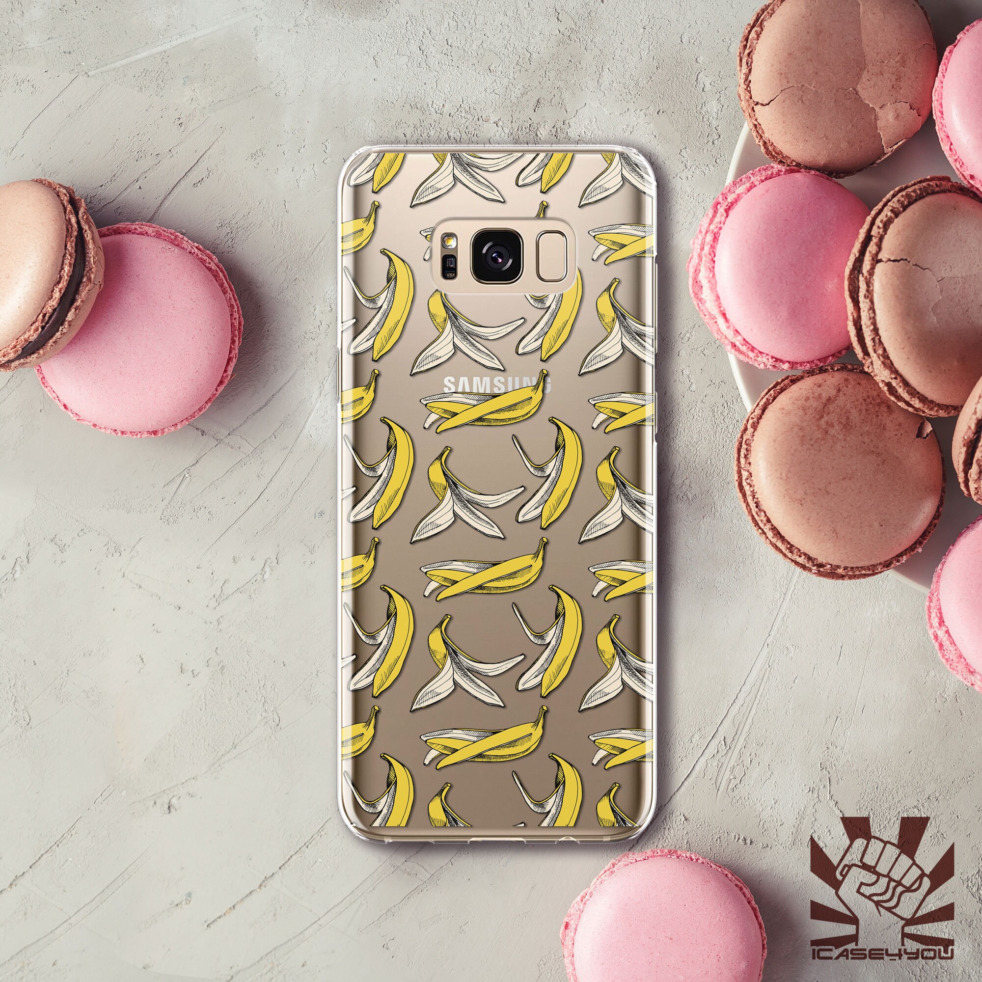 Banana peel Phone Case artistic iphone xs doodles M31s case Etsy