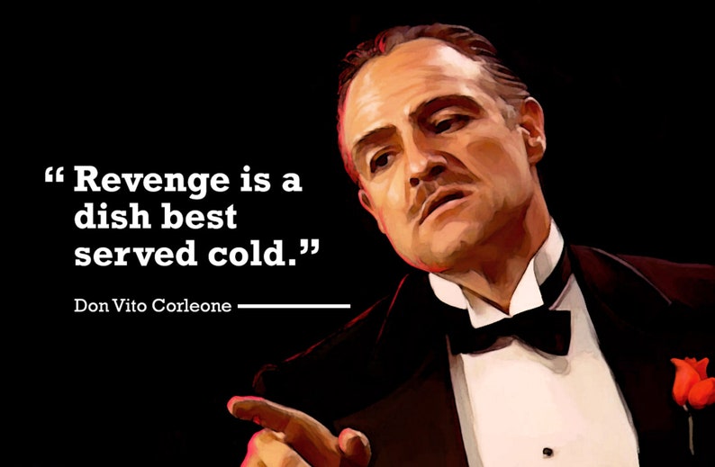 Don Vito Corleone Famous Quotes photo archival quality Etsy