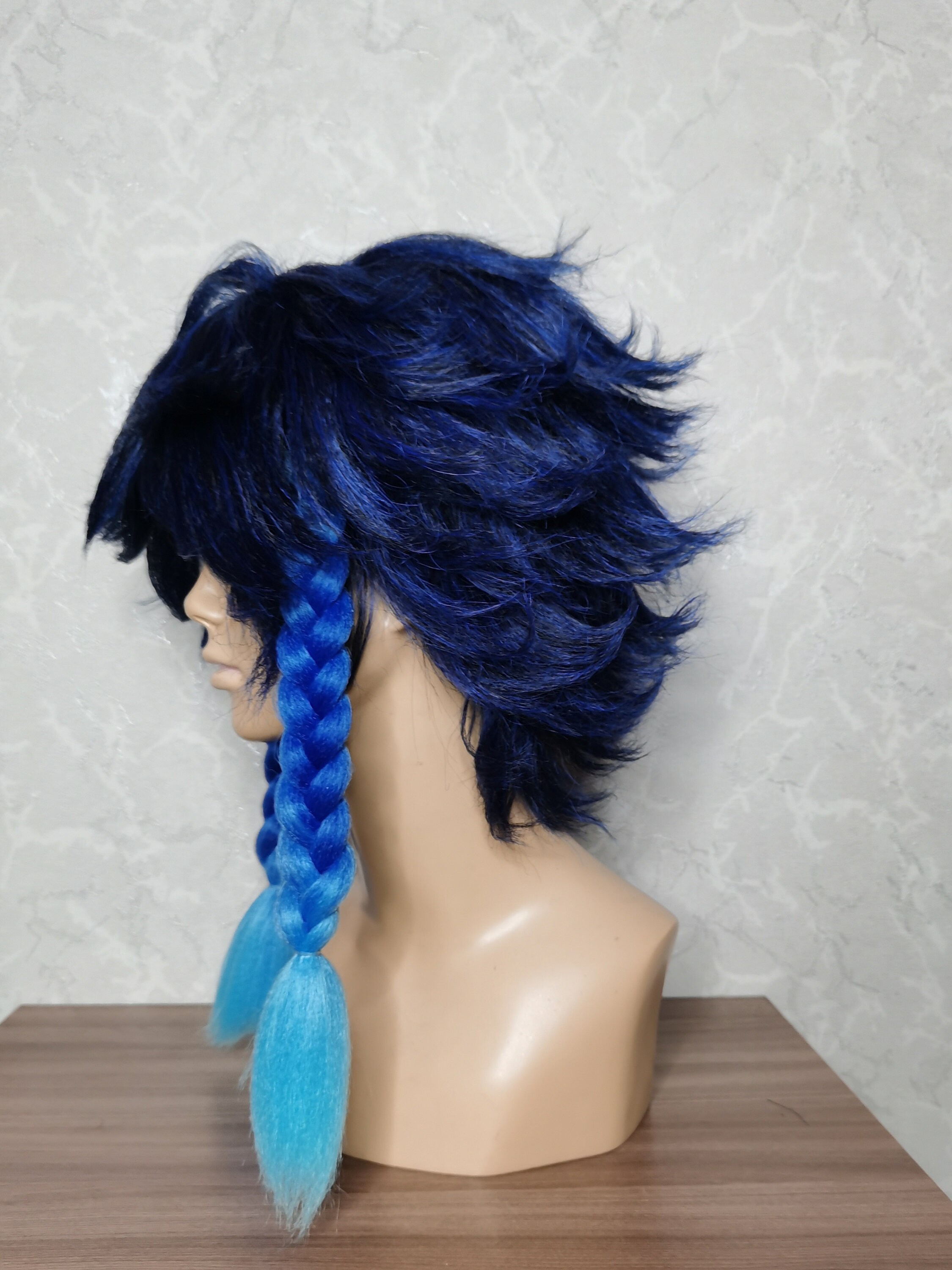 Genshin impact Venti cosplay wig | Etsy