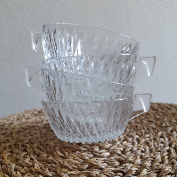 Ensemble de 4 tasses en verre