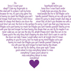 Custom Heart Lyric SVG