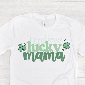 Lucky Mama Svg, San Patrizio Svg, file di taglio per Cricut e Silhouette