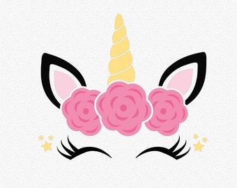unicorn with crown etsy