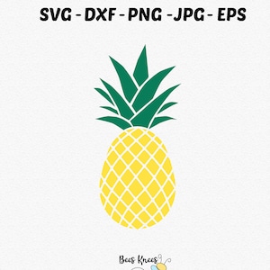 Pineapple Svg, Pineapple Clipart, Cricut Svg File, Silhouette Cut File