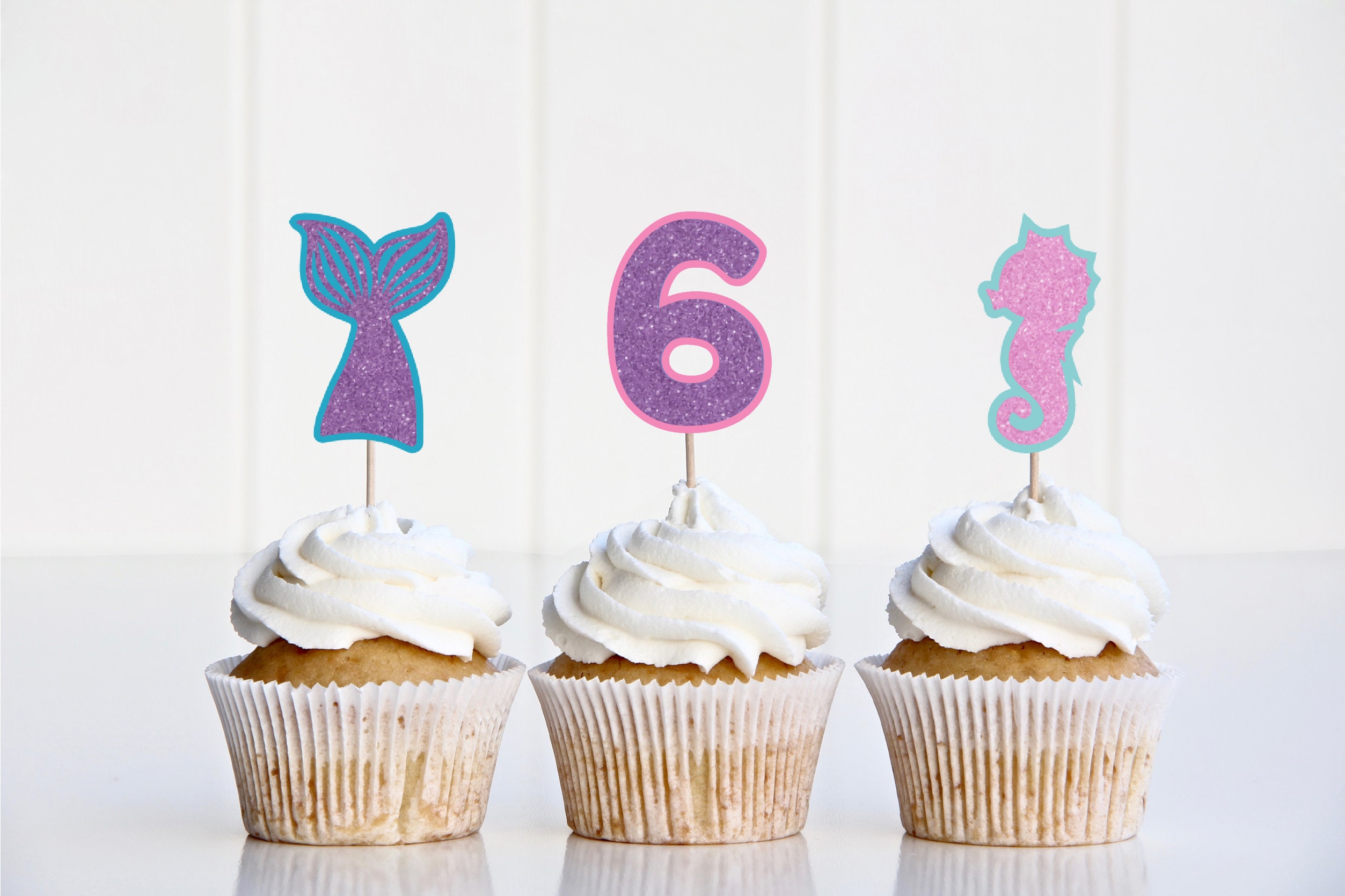 Mermaid 6th Birthday Party Decorations Mermaid Birthday | Etsy