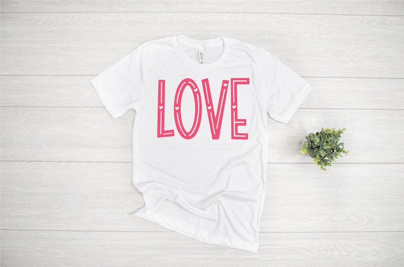 Love Svg, Valentine's Day Svg, Cut File for Cricut and Silhouette - Etsy