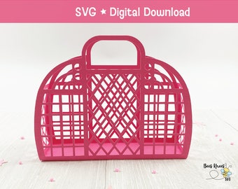 Jelly Bag SVG, Retro Jelly Bag Template SVG Template, Cricut or Silhouette