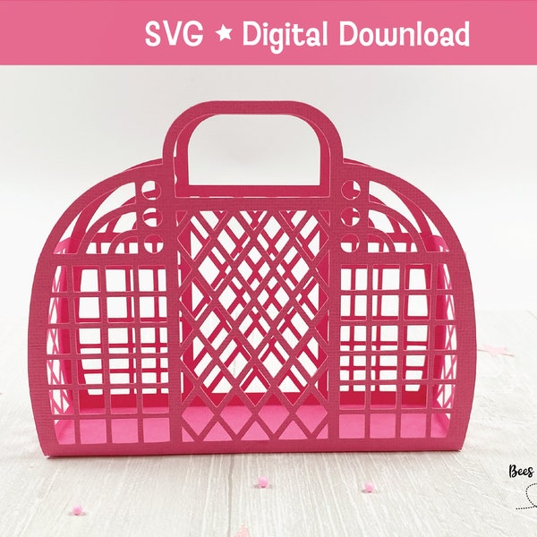 Jelly Bag SVG, Retro Jelly Bag Template SVG Template, Cricut or Silhouette