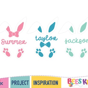 Osterhase Monogramm Rahmen svg, Osterhase SVG, Osterkorb svg, Cut Files for Cricut and Silhouette