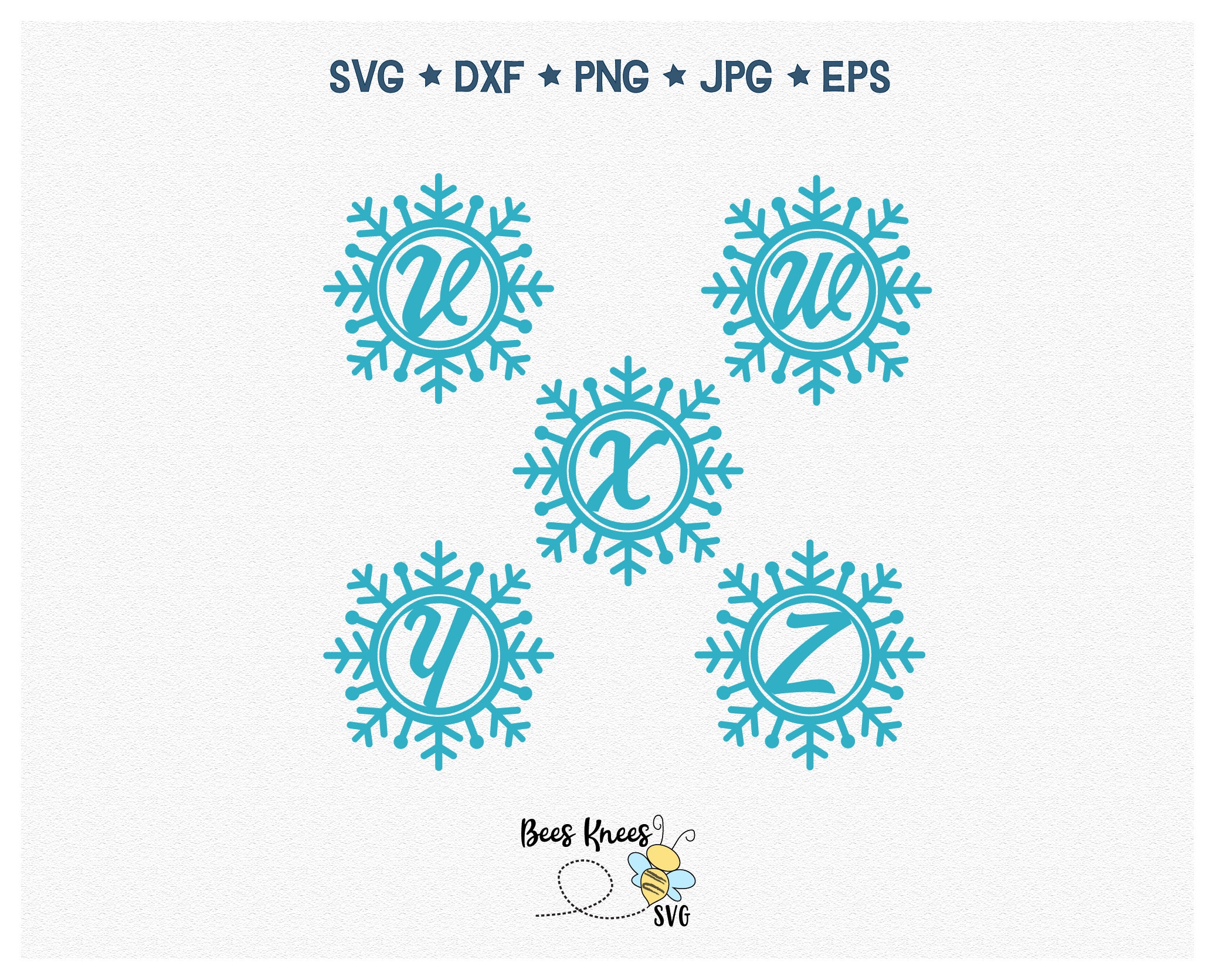 Snowflake Key Svg Snowflake Initial Monogram SVG, Winter Keychain Svg, Christmas Keychain ...