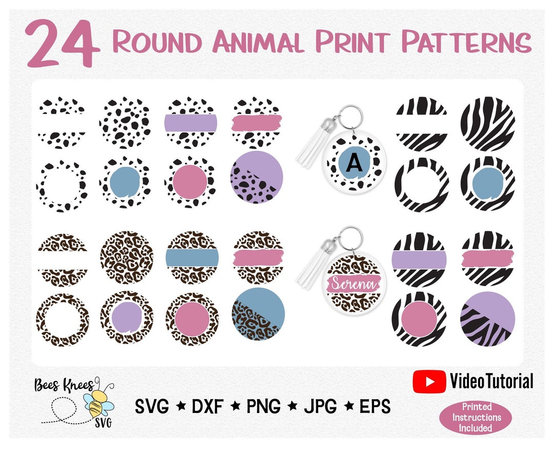 Animal Print Pattern Svg Keychain Svg Circle Patterns Svg Background Animal Print Pattern Svg Keychain Svg Circle Patterns Svg Background