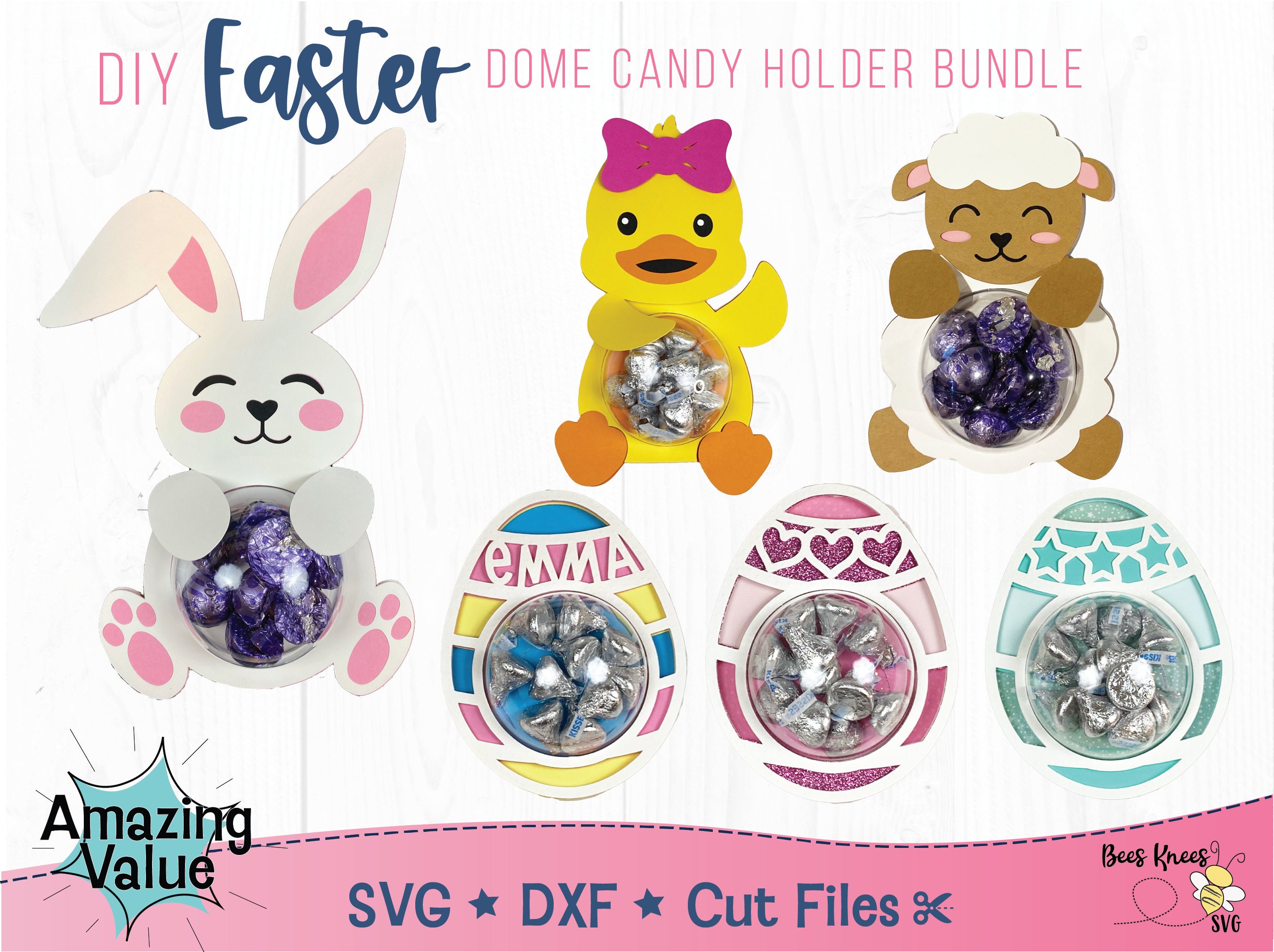 Easter Name Bracelet, DIY, Easter Bead Kit, Easter Bracelet Kit, Bunny  Bracelet, Gift for Kid, Easter Basket Stuffer, Easter Party Favors 