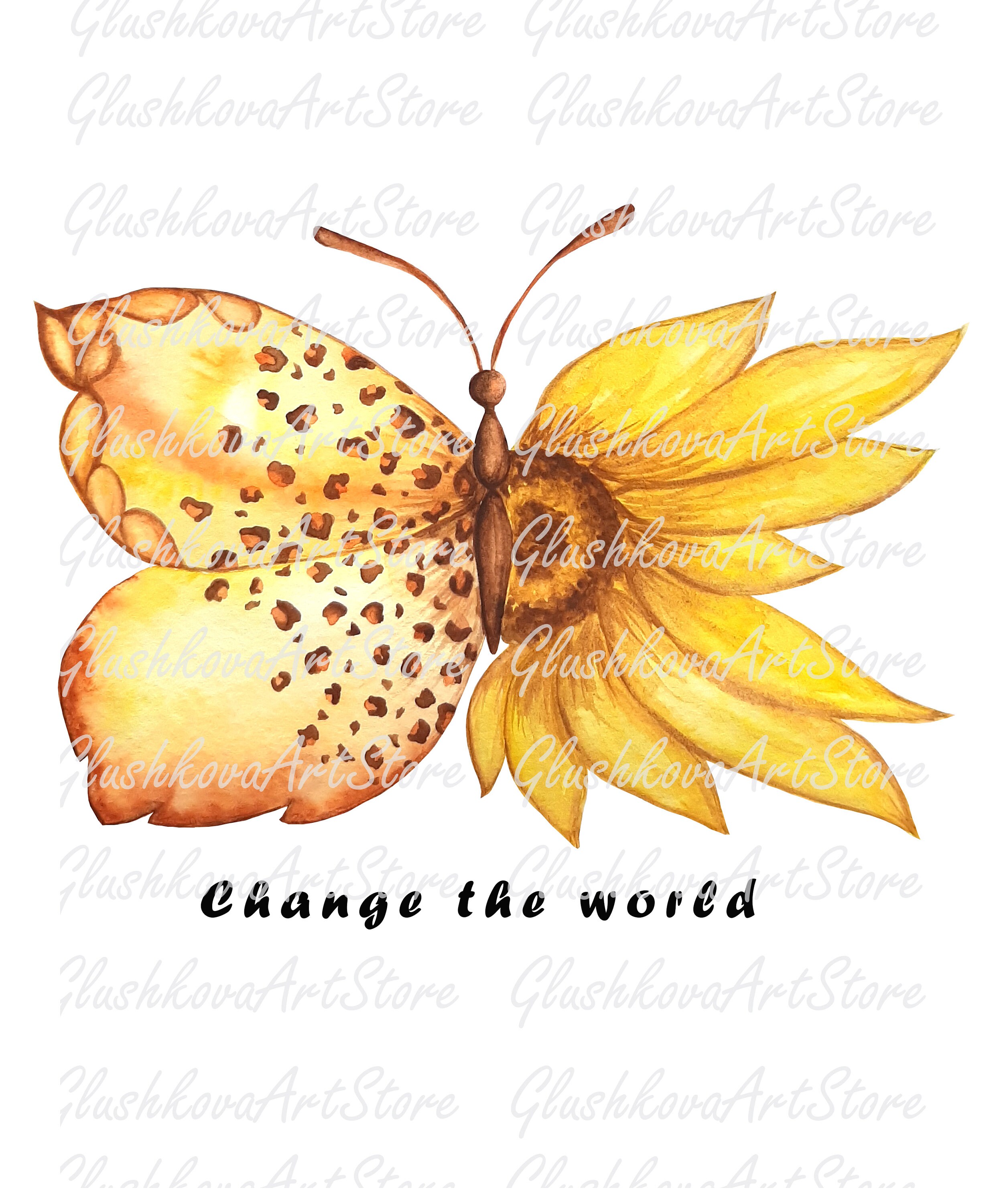 Summer Vibes Sunflower and Butterflies Digital Download Sunflower Sublimation Design Wildflower Sublimation Sunshine