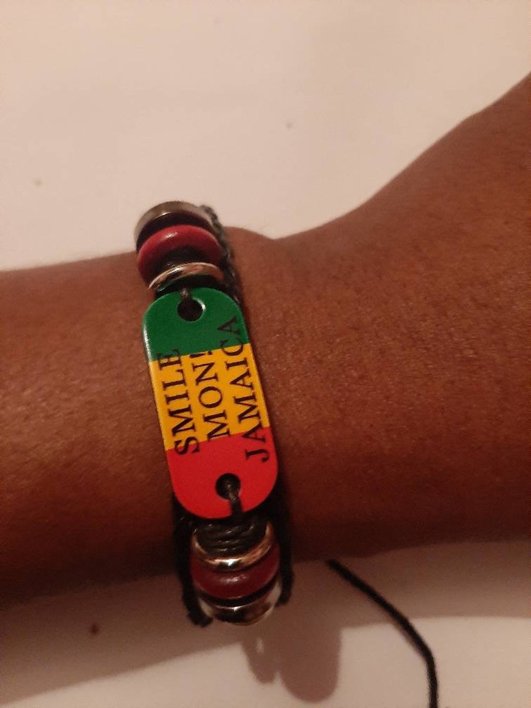 Jamaica Leather Bracelet Etsy