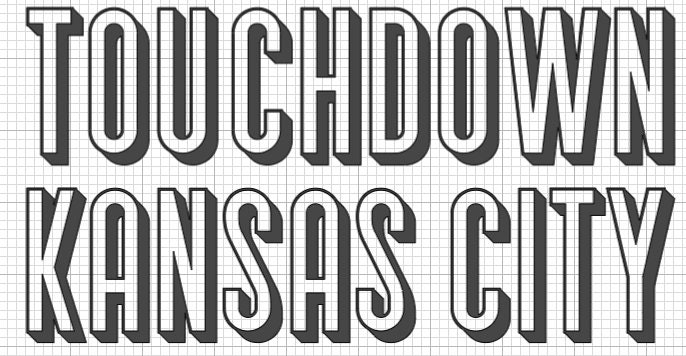 Kc Touchdown Rectangle Sign Touchdown Kansas City Svg - Etsy
