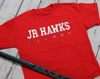 Jr Hawks | Hockey Tee | Youth | Unisex