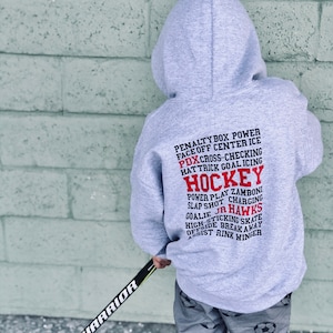 Custom Hockey Team Sweatshirt | Unisex Youth Hoodie