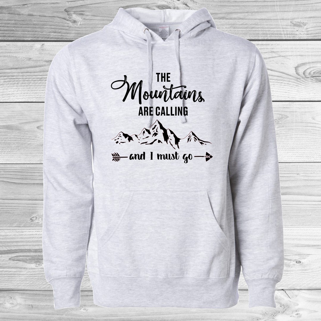 T-shirt « Les Montagnes M’appellent Et Je Dois Y Aller » - Coupe Classique, Motif Inspirant Pour Randonneurs