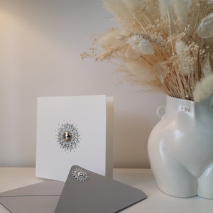 luxe handgemaakte kaarten - voor elke gelegenheid - elegant - mandala met juwelen - boetiekhuwelijk