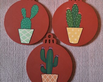Ornamento di cactus / Ornamento di metallo / Ornamento di ottone