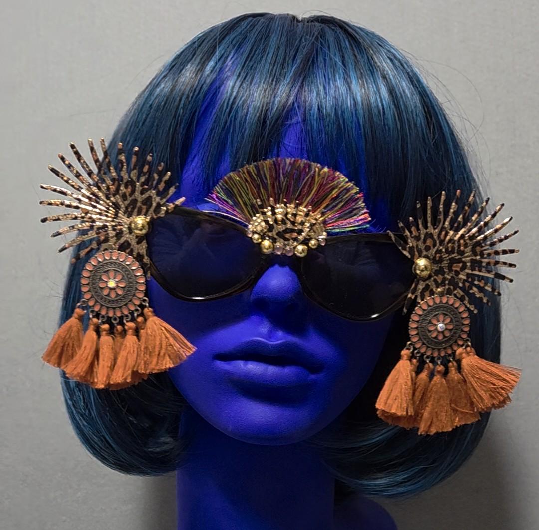 Cat Eye Sunglasses - Extravagant Boho Style - Festivals  display picture 2