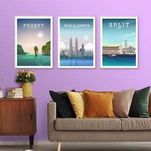 Split Print, Croatia Print, a4 Print, a3 Print, a2 print, unframed print, poster print image 4