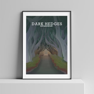 Dark Hedges, Northern Ireland Art, Belfast Poster