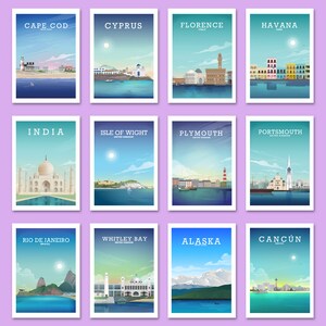 Split Print, Croatia Print, a4 Print, a3 Print, a2 print, unframed print, poster print image 9