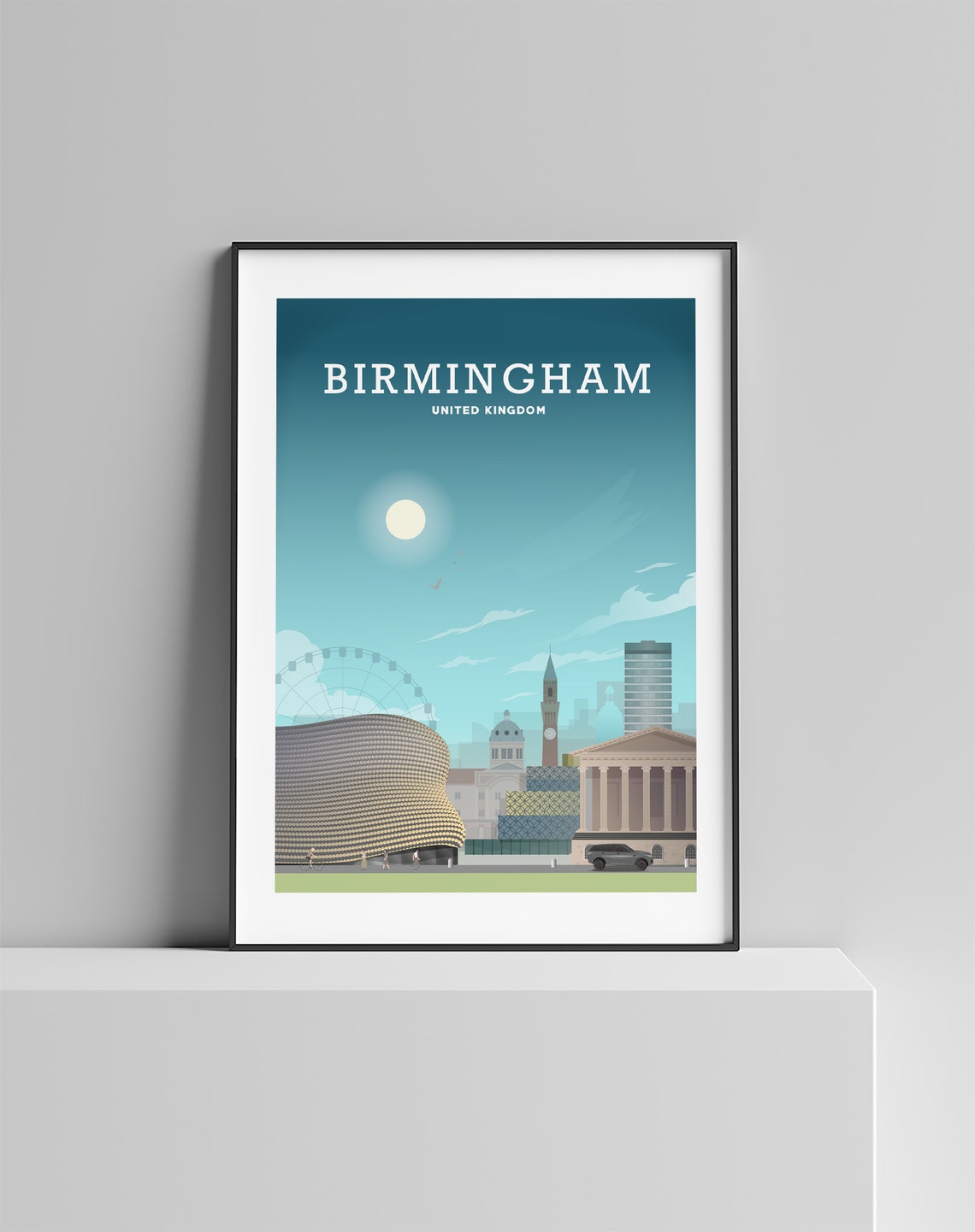 Birmingham Art English Art Birmingham Art Print Birmingham Etsy