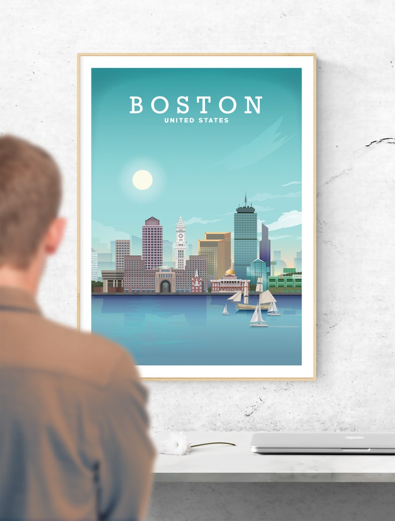 Boston Poster Fenway Stadium Boston Red Sox Boston Harbour Etsy