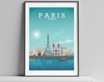 Paris Print, Paris Poster, Paris Wall Art, Paris Gifts, Travel Poster, Paris WALL DECOR, France Poster, Paris Map, Paris Art, Eiffel Tower