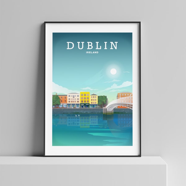Dublin Poster Etsy UK
