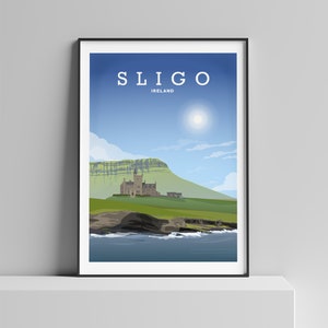 Sligo Print with Benbulben, Irish Art by Hillview Prints