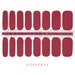 Nail Polish Strips / Nail Wraps / Nail Stickers - Bordeaux 