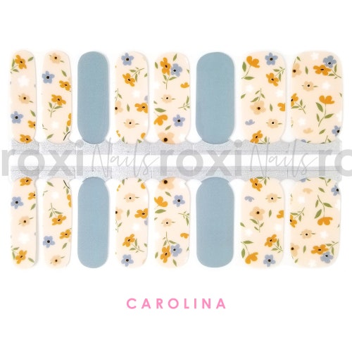 Rainbow Nail Polish Strips / Nail Wraps / Nail Art Stickers Etsy