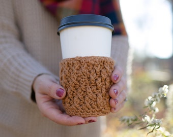 Coffee Cup Cozy / Reusable Cup Sleeve / Cup Cozy / Tea Cozy / Coffee / Eco-Friendly