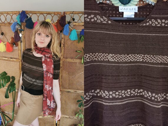 jaeger animal print dress