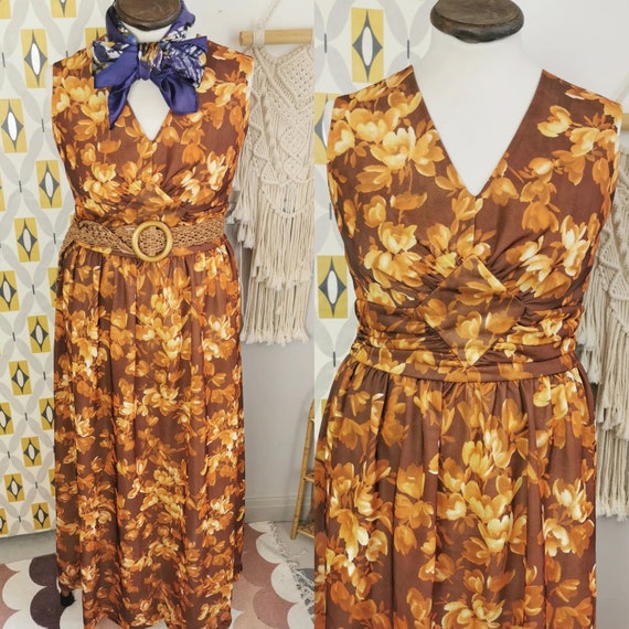 chinese dress ladies 1930s-Style Empire Waist Column Dress With Velvet Waistband