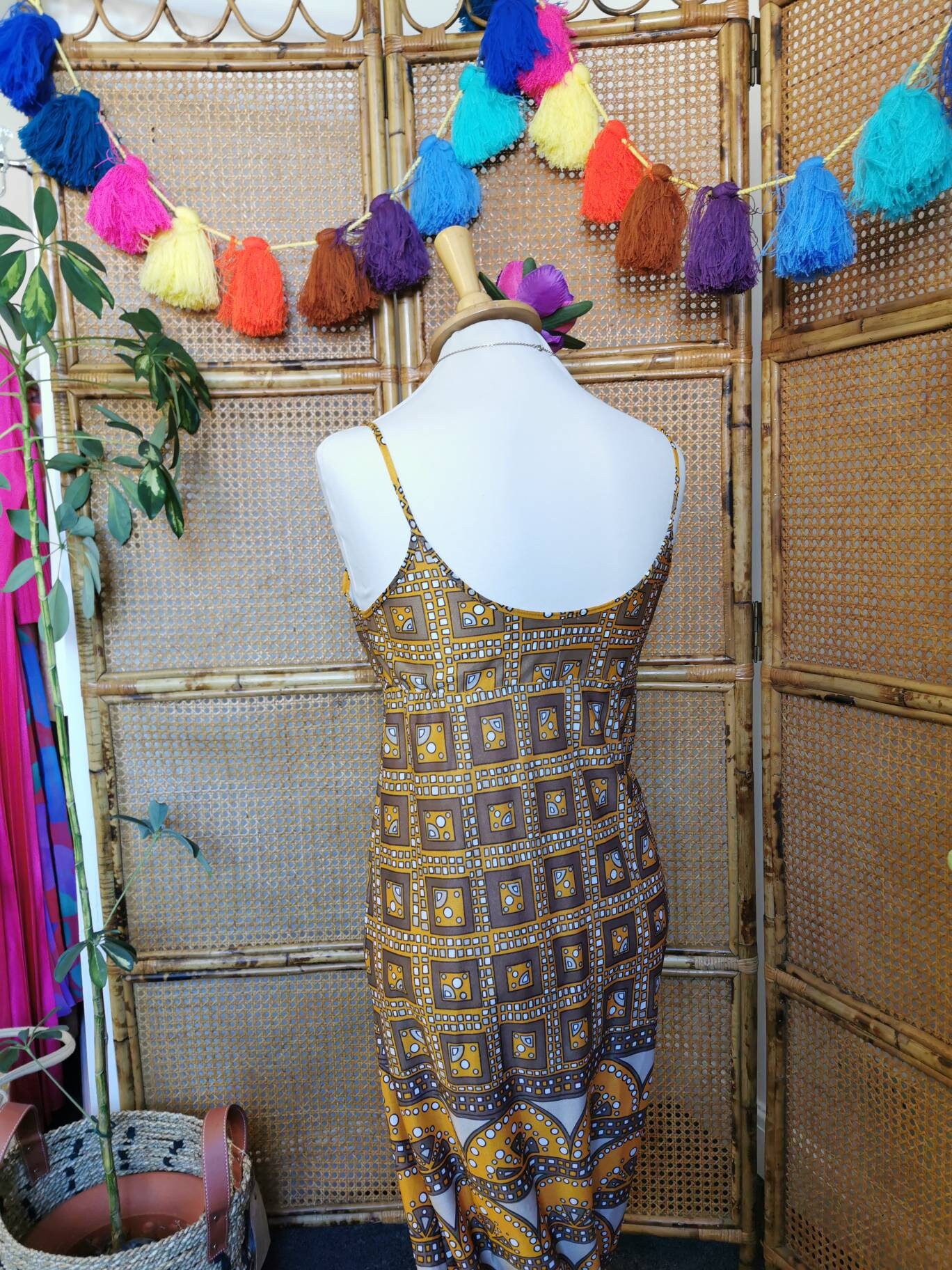 1970s Psychedelic Maxi Dress 70s Maxi Dress Vintage Maxi - Etsy UK