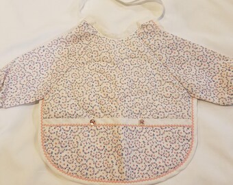 Vintage Handmade Infant Feeding Shirt/Bib