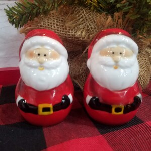 Santa Salt & Pepper Shakers