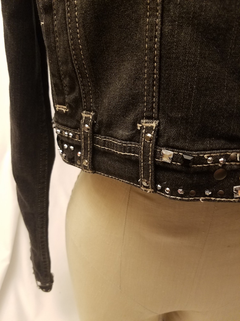 Limited Too Black Denim Jacket