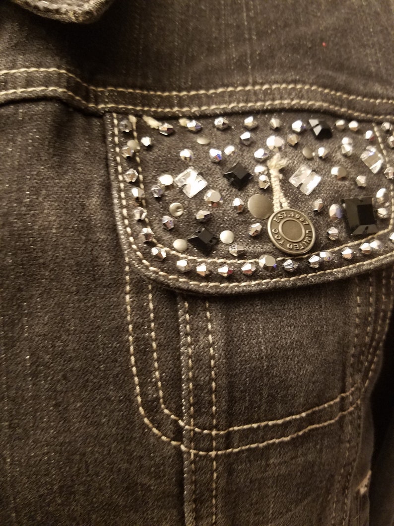 Limited Too Black Denim Jacket
