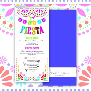 Fiesta Party Itinerary