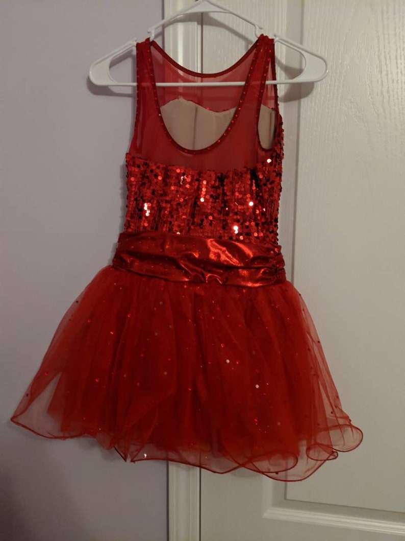 Sassy Super Sparkly Custom Red Jazz Costume with lots of Bling | Etsy