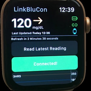 FreeStyle Libre Readings on Apple and Android Watch, Phone (optional)